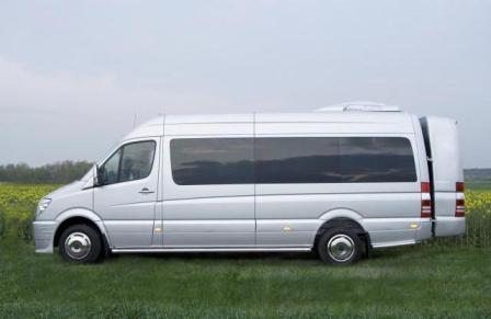 Bus rental Oslo, Norway Mercedes Benz Sprinter Lux TOP Business class