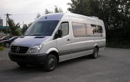 Bus rental Oslo, Norway Mercedes Benz Sprinter Lux TOP Business class